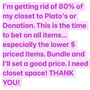 Welcome to my closet!